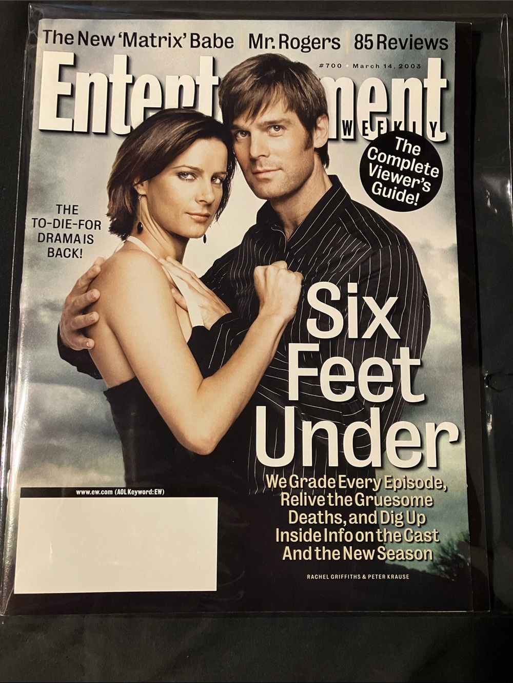 Entertainment Weekly - Six Feet Under